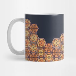 Persian Star Motif Tile Mosaic Quilt Mug